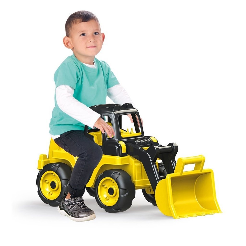 Dolu Max Power Bulldozer Walking Car 36x72x31 cm giallo nero