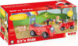 Dolu Sit Ride Red Black Walking Car