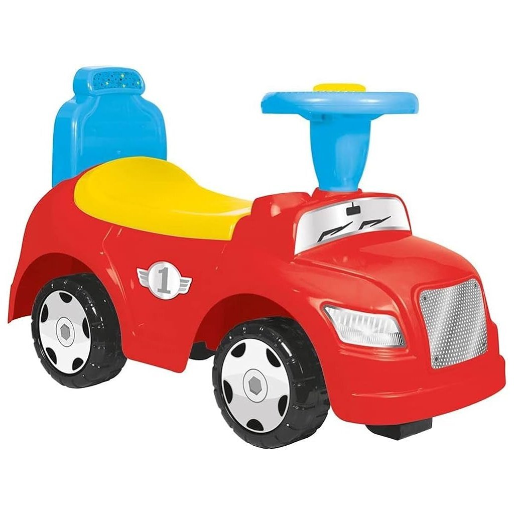 Dolu 2in1 Walking Car + Horn rot gelbblau