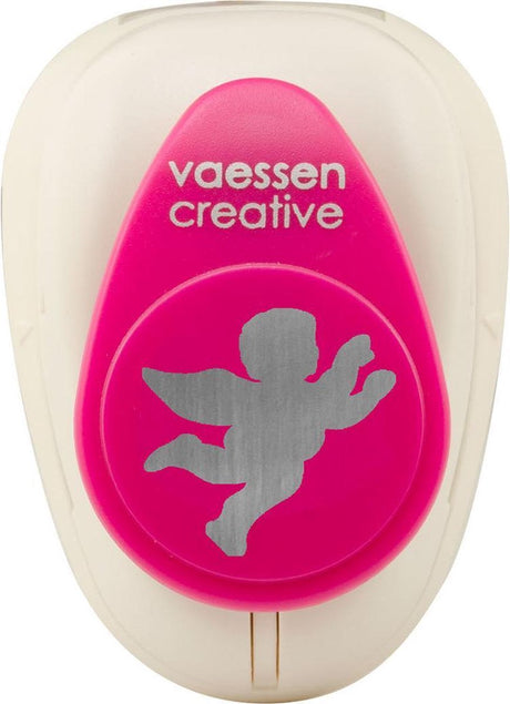 Vaessen creative pons - figuurpons - engel - 2,4 x 2,1 cm