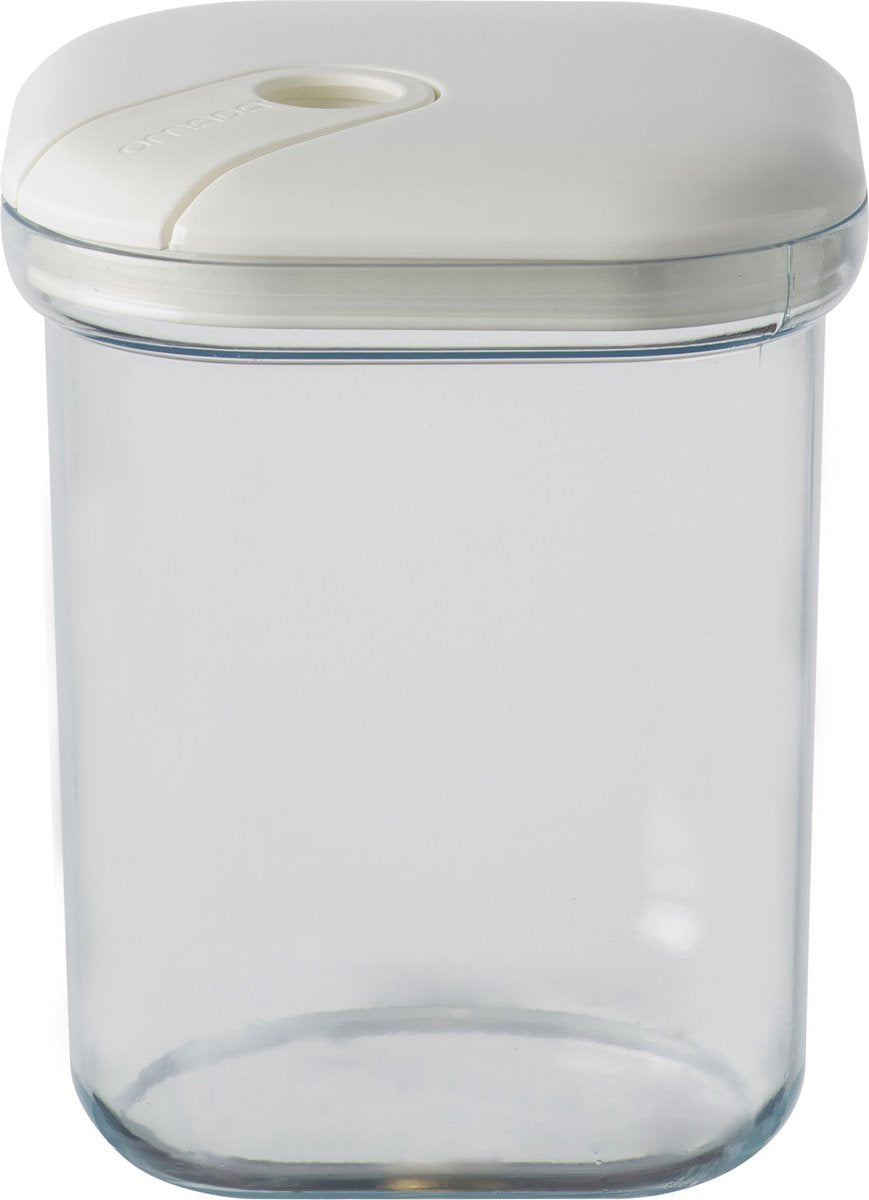 Omada - Pull-Box-Vorratsdose 1 Liter - Polypropylen - Beige -