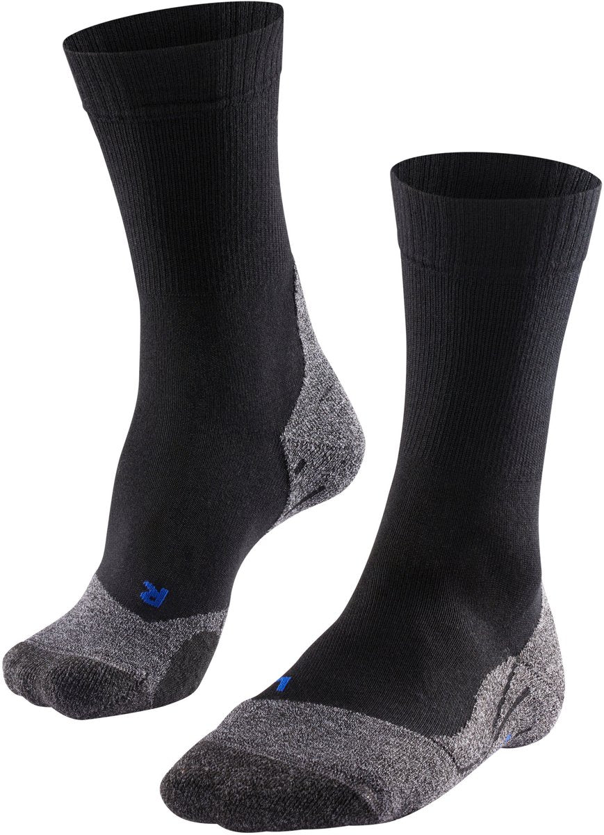 Falke TK2 Cool Anti-Blister Wandersocken aus dickem Lyocell-Funktionsmaterial Herren Schwarz - Größe 39-41