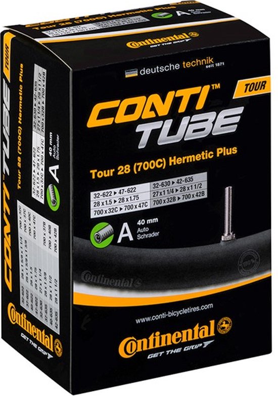 Continental Bib Hermetic+ AV17 42mm Tour 28 Zoll (32-622 47-622) Box