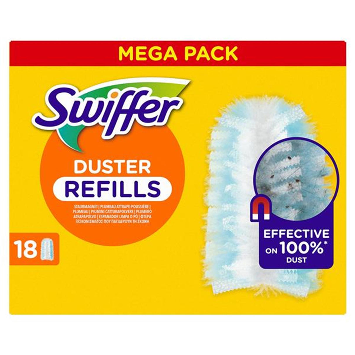 Swiffer Duster Nachfüllbox mit 18 Stück