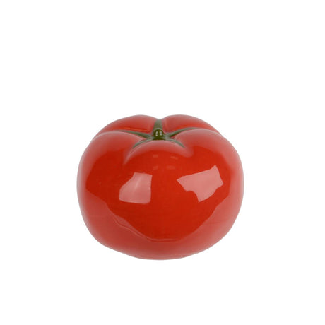 Decoris Dekoration Gemüsetomate Porzellan 9x9x6,5cm