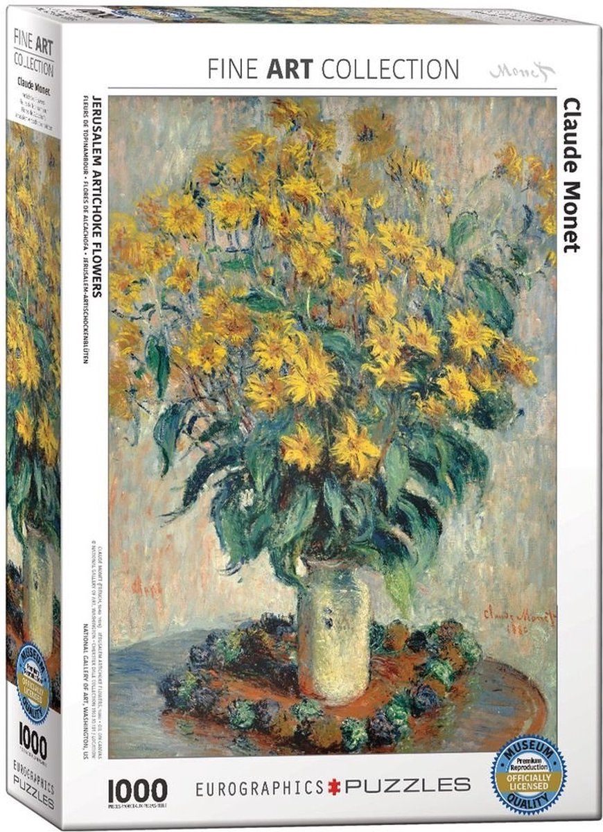 Eurographics – Topinamburblüten [Topinambur] – Claude Monet – 1000 Teile 48×68cm (B×H) – Kunstpuzzle