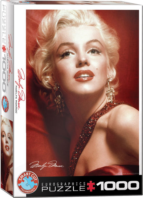 Eurographics – Marilyn Monroe rotes Porträt – 1000 Teile 48×68cm (B×H) – Puzzle