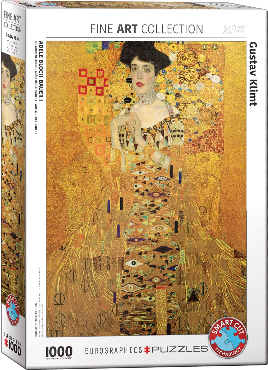 Eurographics – Adele Bloch-Bauer i – Gustav Klimt – 1000 Teile 48 x 68 cm (B x H) – Kunstpuzzle