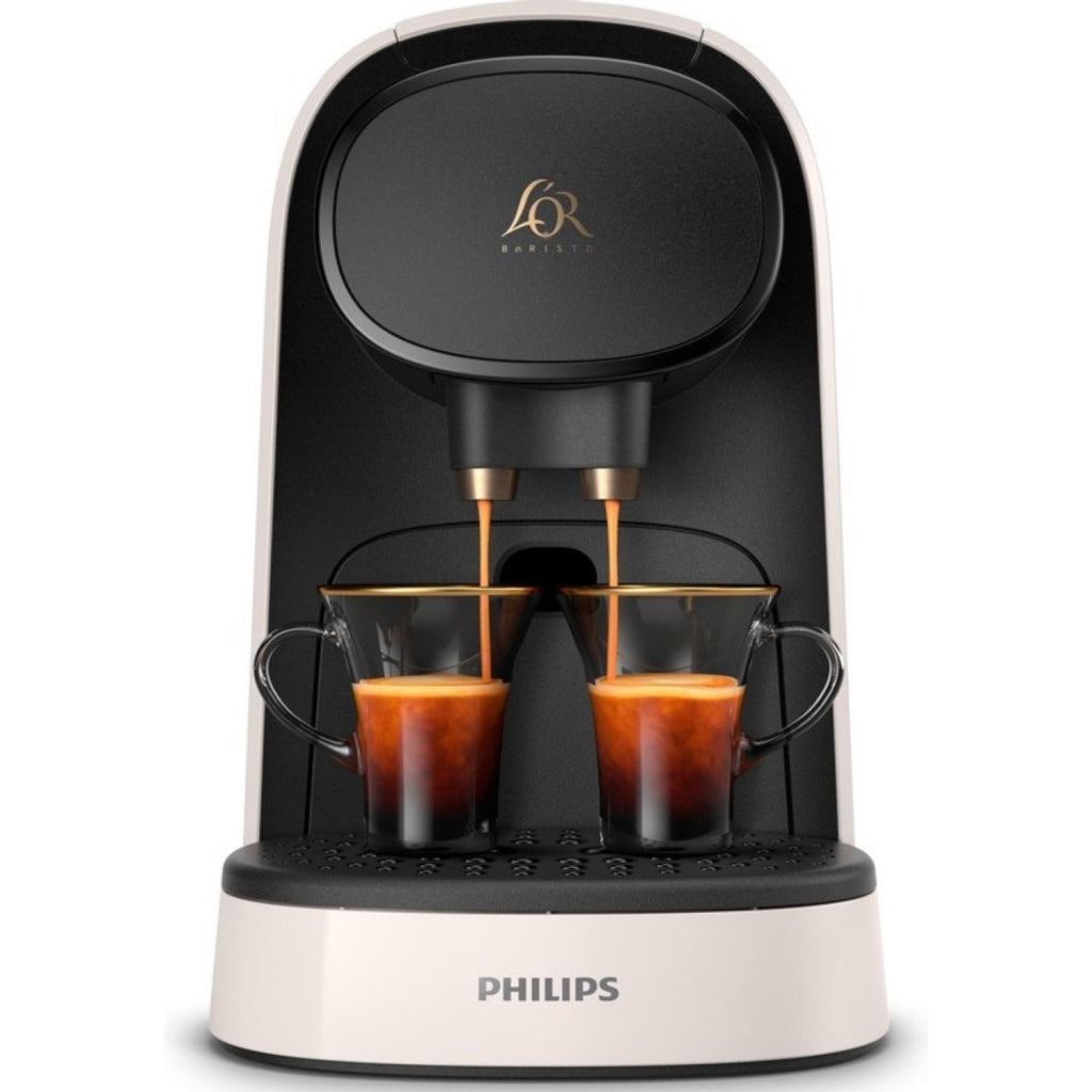 Philips LM8012 00 lor barista kaffekoppmaskin vit svart