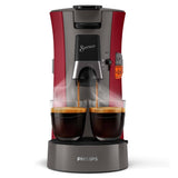 Philips CSA230 90 Senseo Select Coffee Blad Machine rdeče siva