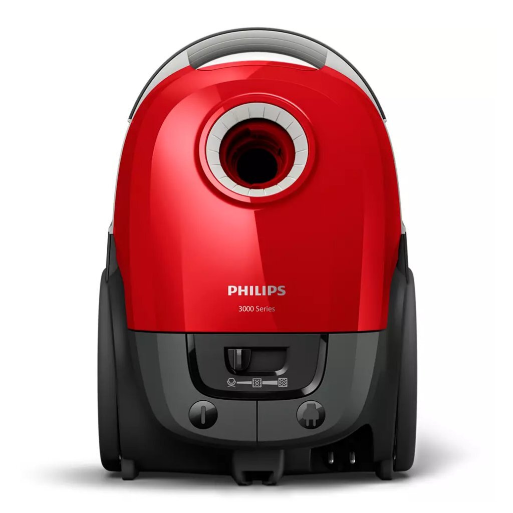 Philips XD3140 09 3000 Serie de la serie Compact Aspiradora 900W Rojo Negro