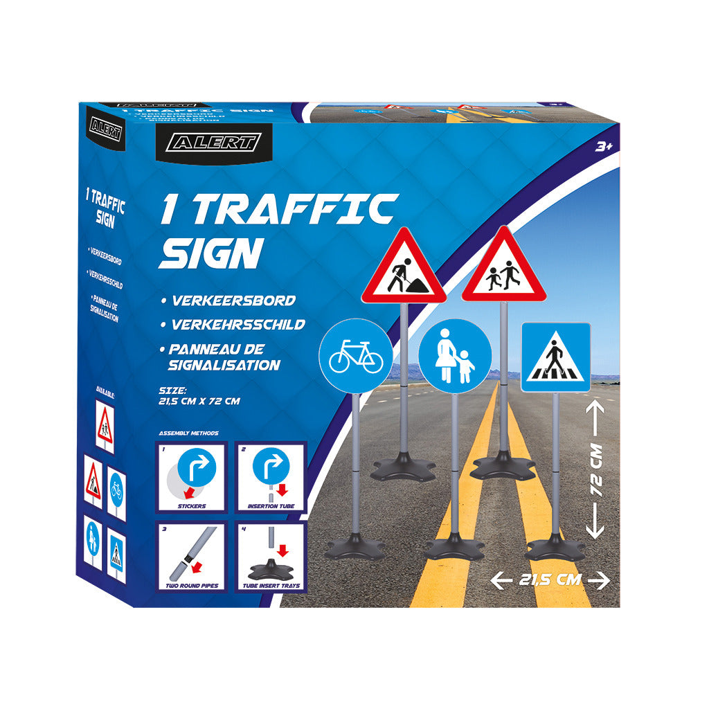 Warnschild für den Außenbereich (1 Stück) sortiert | 4 Stück