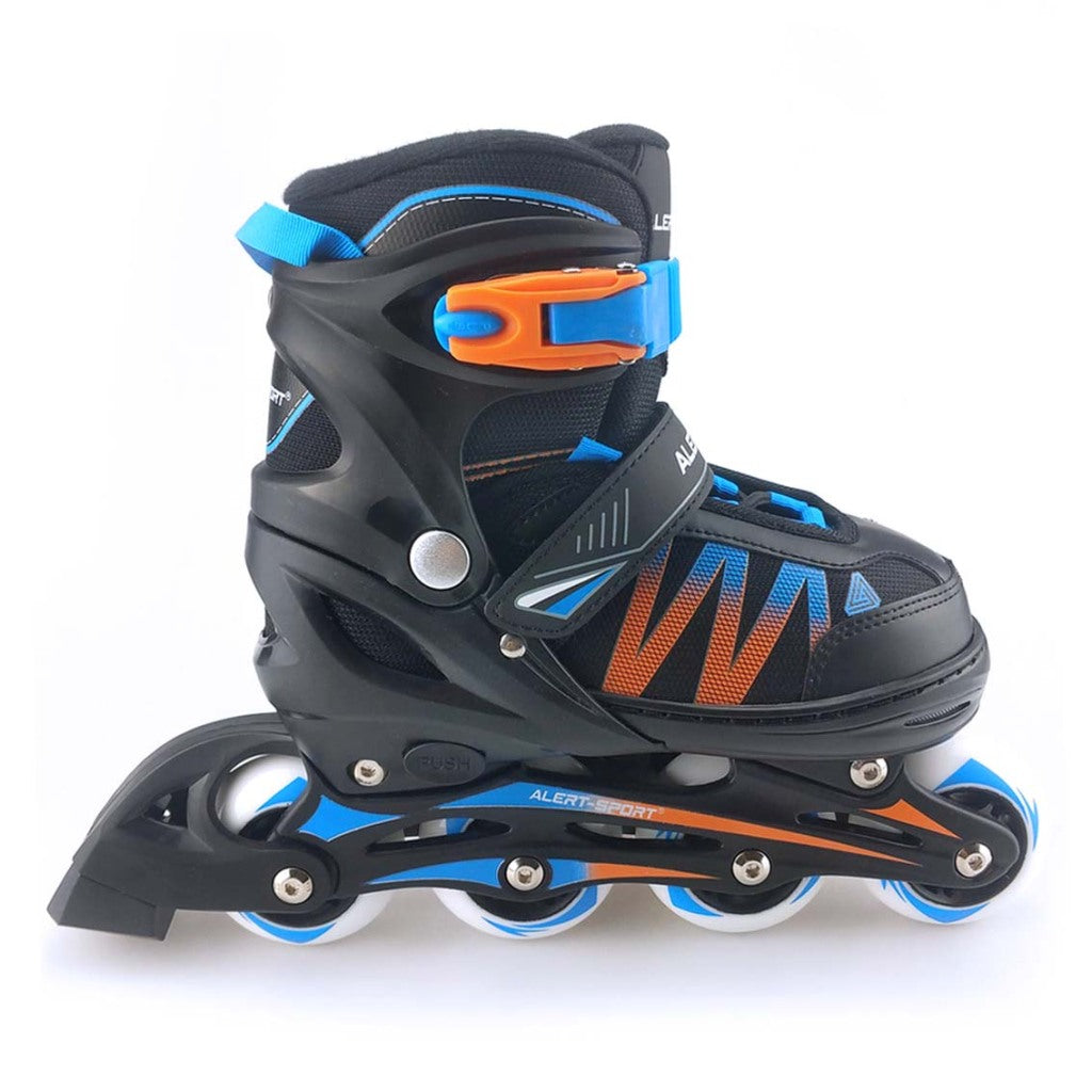 Alert alert inline skates maat 31-34 blauw oranje zwart