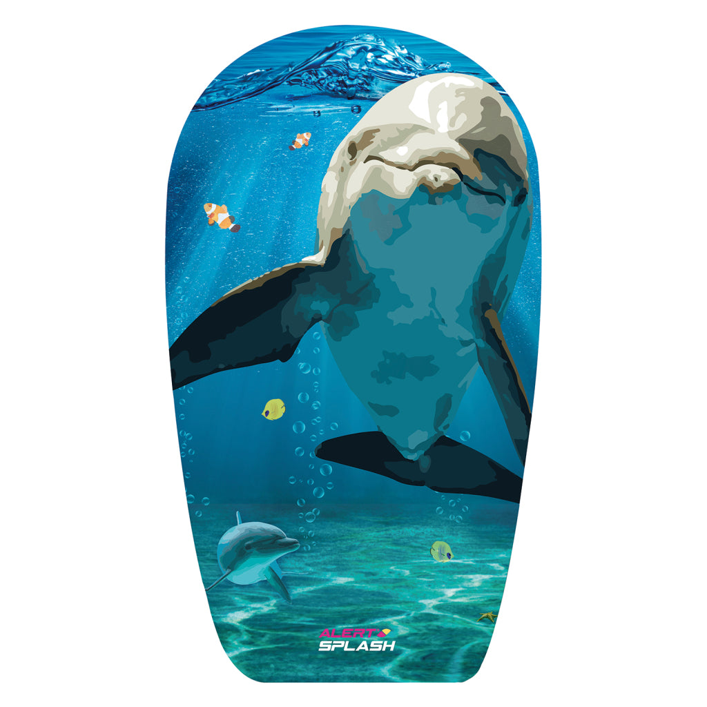 Alert alert bodyboard met dolfijnen-print 84 cm eps