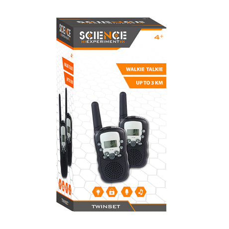 Grundlegendes wissenschaftliches Experiment T-388 Walkie Talkie + Hellschwarz