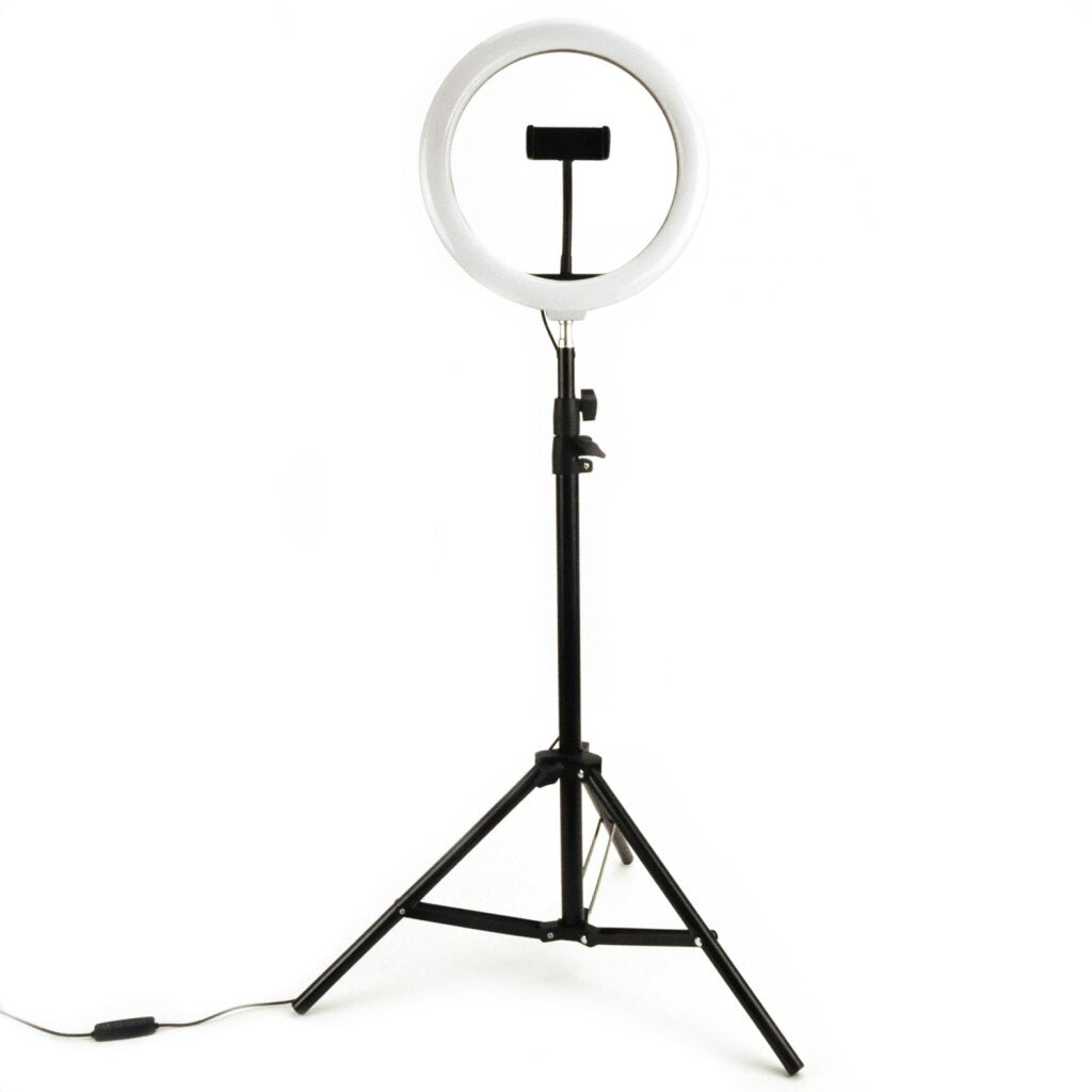 Podstawowa lampa ringu selfie 26 cm z statywem 210 cm