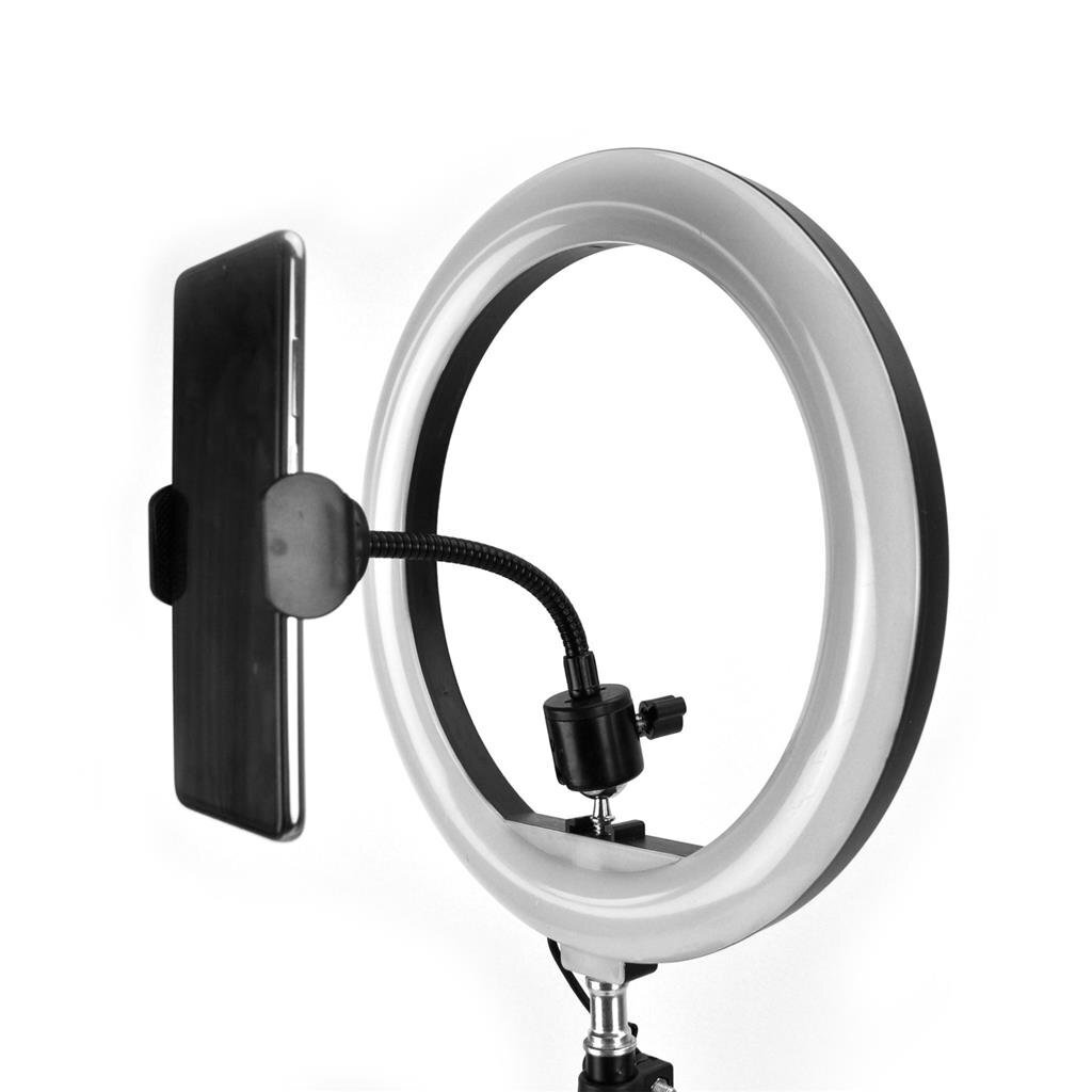 Basic Selfie Ring lamp 26 cm with tripod 210cm