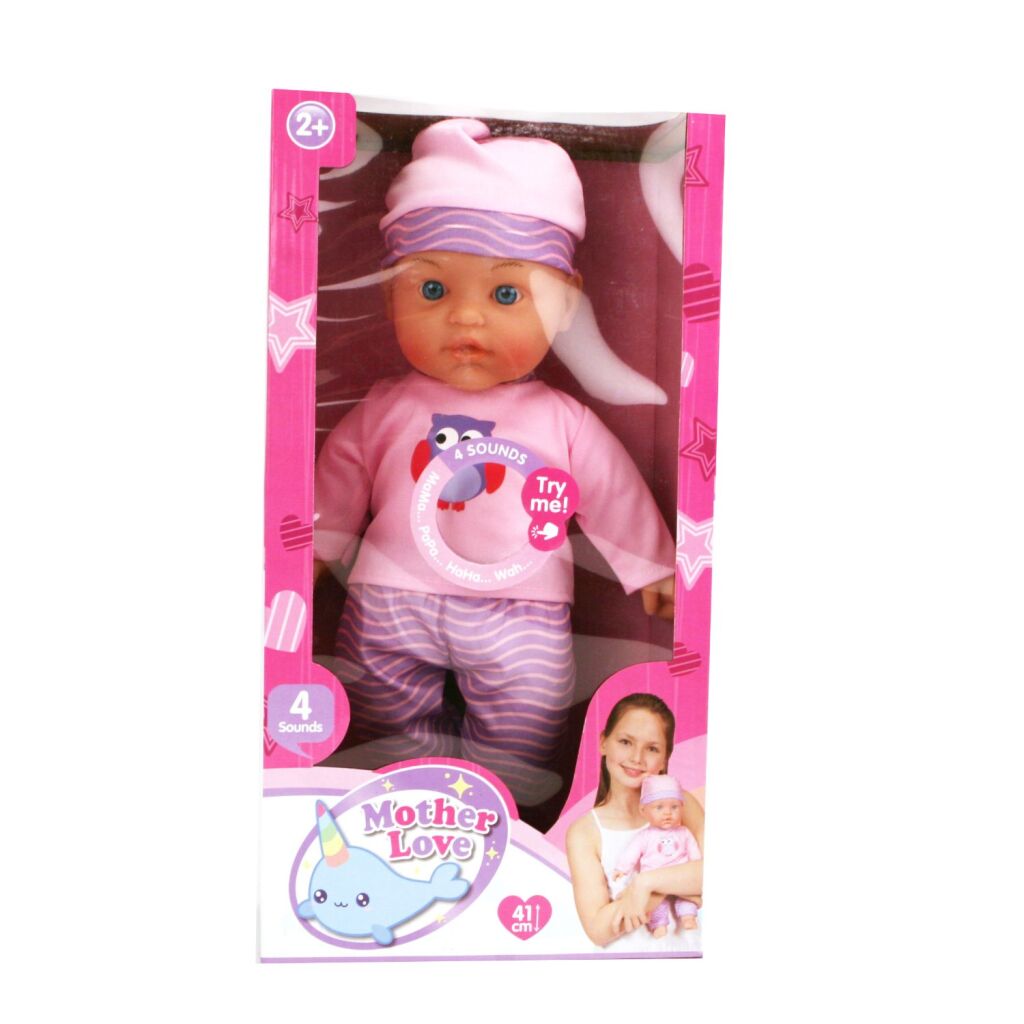 Basic Mother Love Baby Pop 41 Cm + Sound