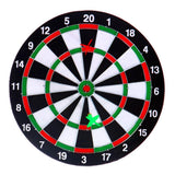 Keine Marke Dartscheibe zweiseitig mit 6 Pfeilen 37 cm | 3 Stück