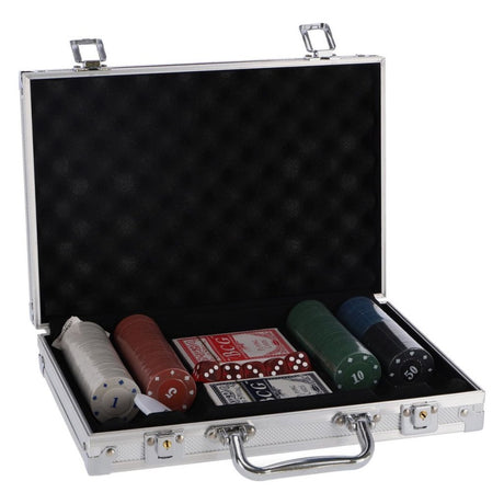 Pokerset anderer Marken im 200-teiligen Aluminiumkoffer