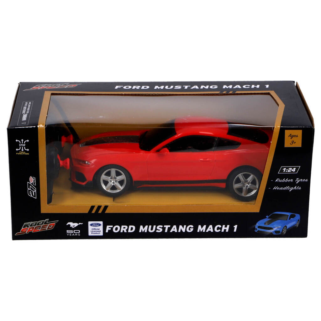 Kool speed rc ford mustang mach 1 1:24 + licht rood