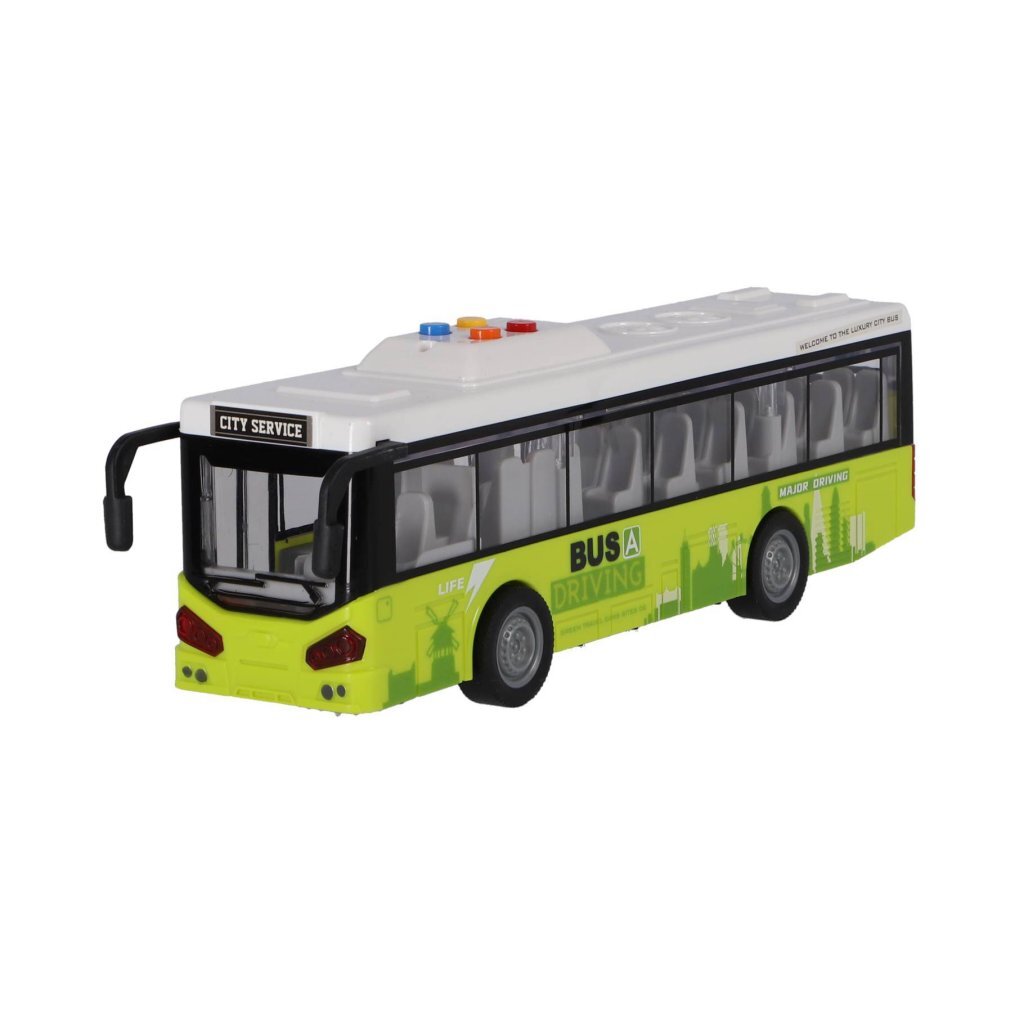 Rapid Wheels Stadtbus 1:16 mit Licht und Sound | 2 Stk