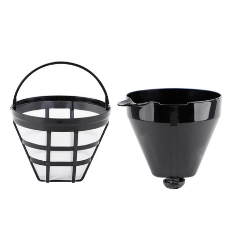 Tägliche Kaffeemaschine für zu Hause, 1,25 l, schwarz