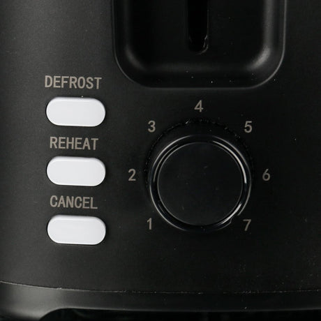 Täglicher Toaster für zu Hause, mattschwarz