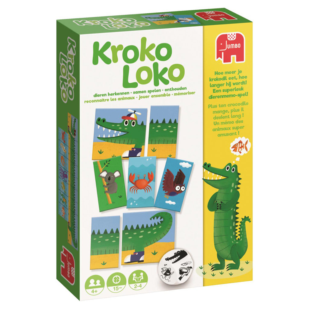 Jumbo-Kroko-Loko-Memo-Spiel zum Spielen
