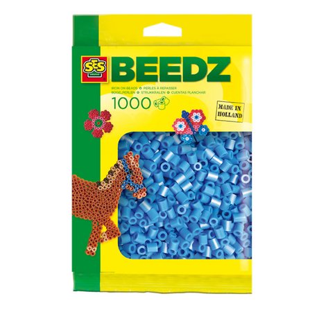 Ses Bügelperlen - blau, 1000Stk.