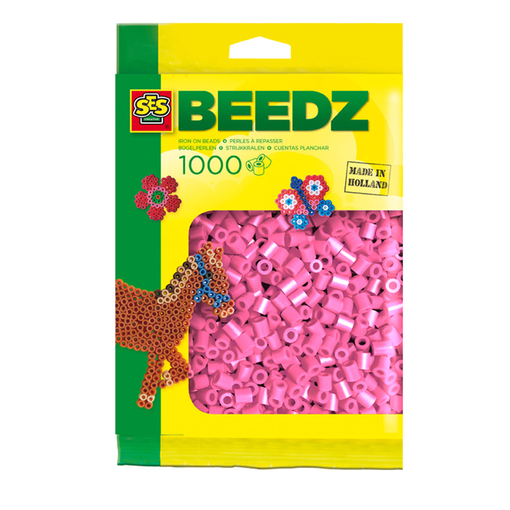 Ses creative ses Bügelperlen - rosa, 1000 Stück.