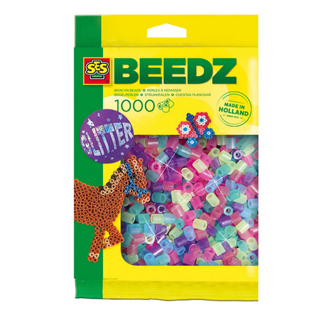 Ses creative ses Bügelperlen - Mix Glitzer, 1000 Stk.