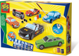 Ses kreatives Formen und Malen – Autos – Kinderspielzeug – Basteln für Jungen – Autospielzeug – ab 5 Jahren