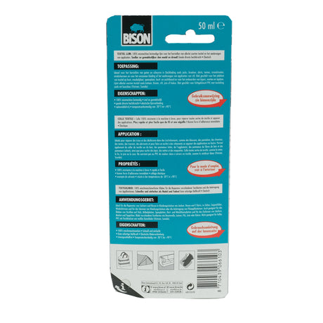 Bison Textilkleber 50 ml, waschbeständig