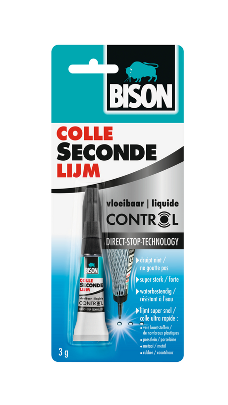 Bison Sekundenkleber flüssig 3g | 4 Stück
