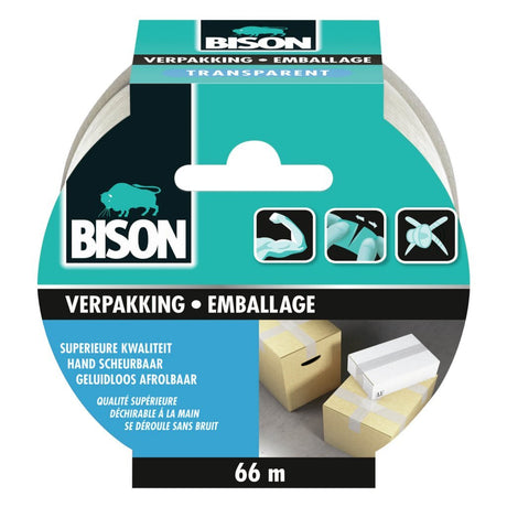 Bison Verpackungsband transparent 5cmx66m