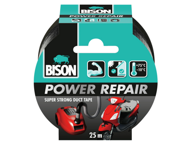 Bison Power Reparaturband schwarz 25mx4,8cm