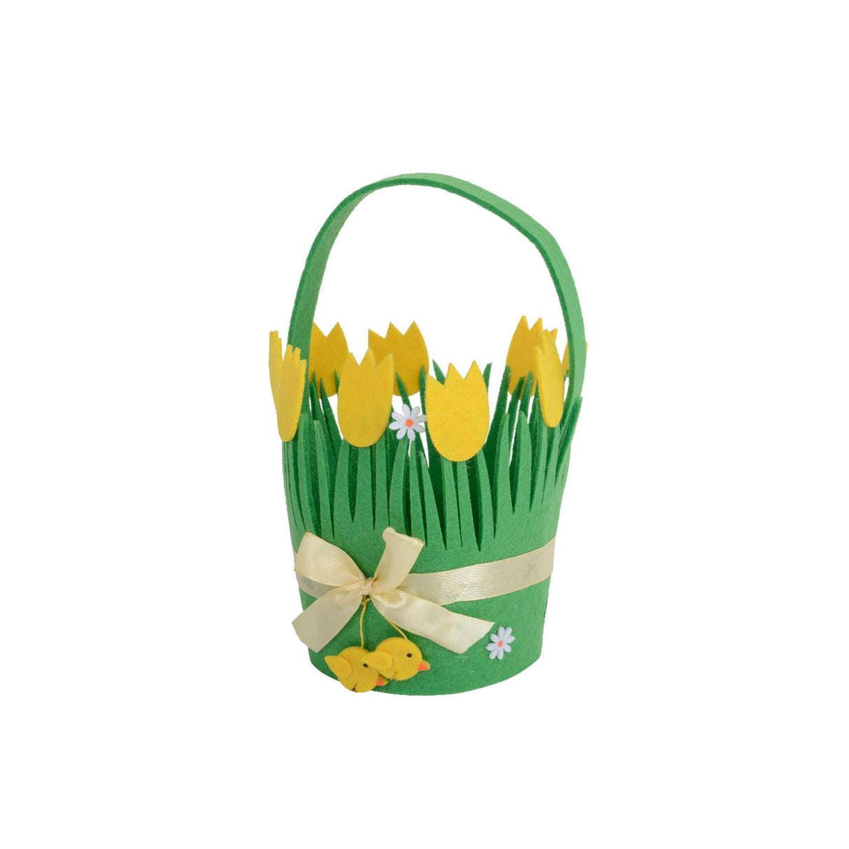 Decoris Filzkorb Ostern ø12xh19cm