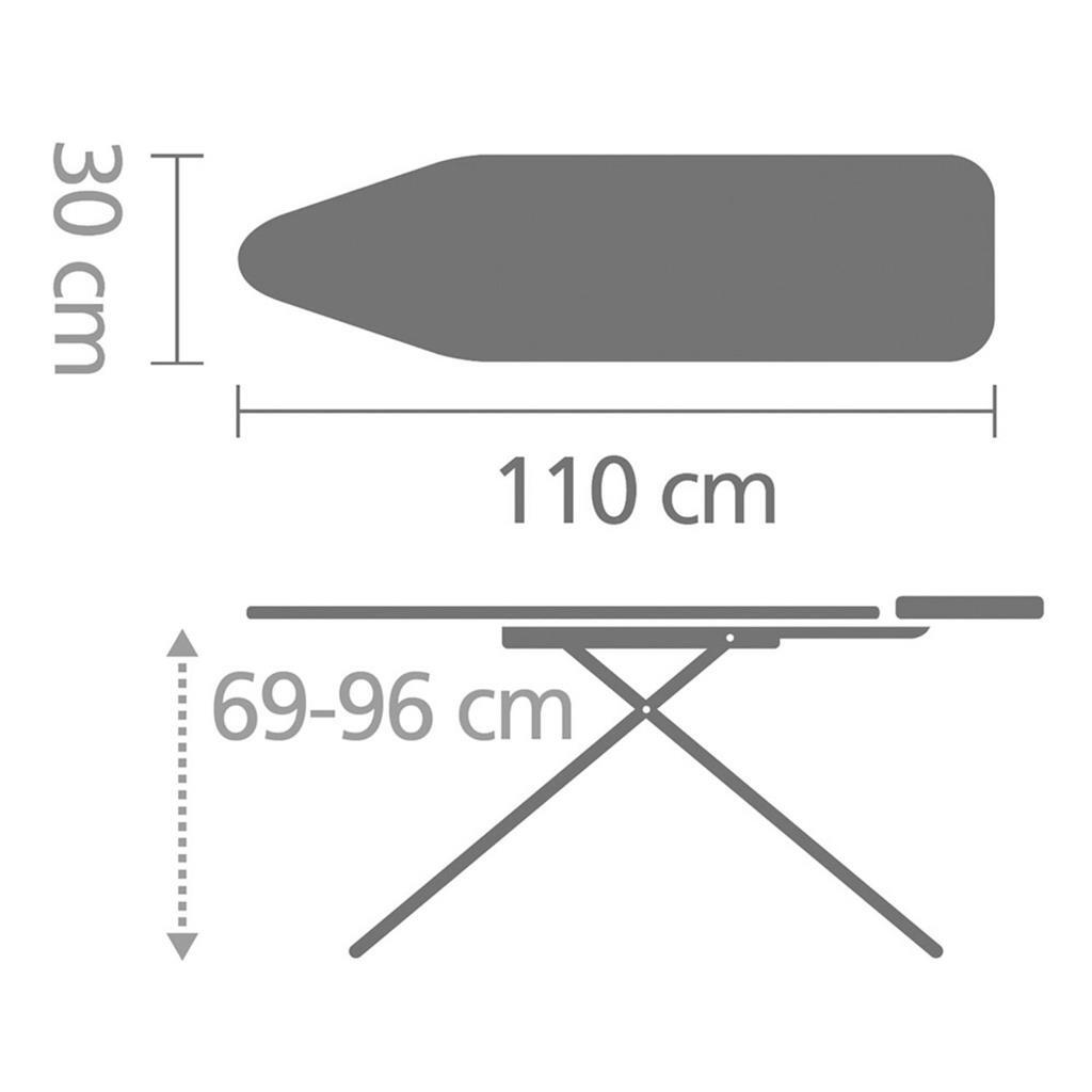 Brabantia Brabantia Stirraning Board Un fiore di cotone 110x30 cm