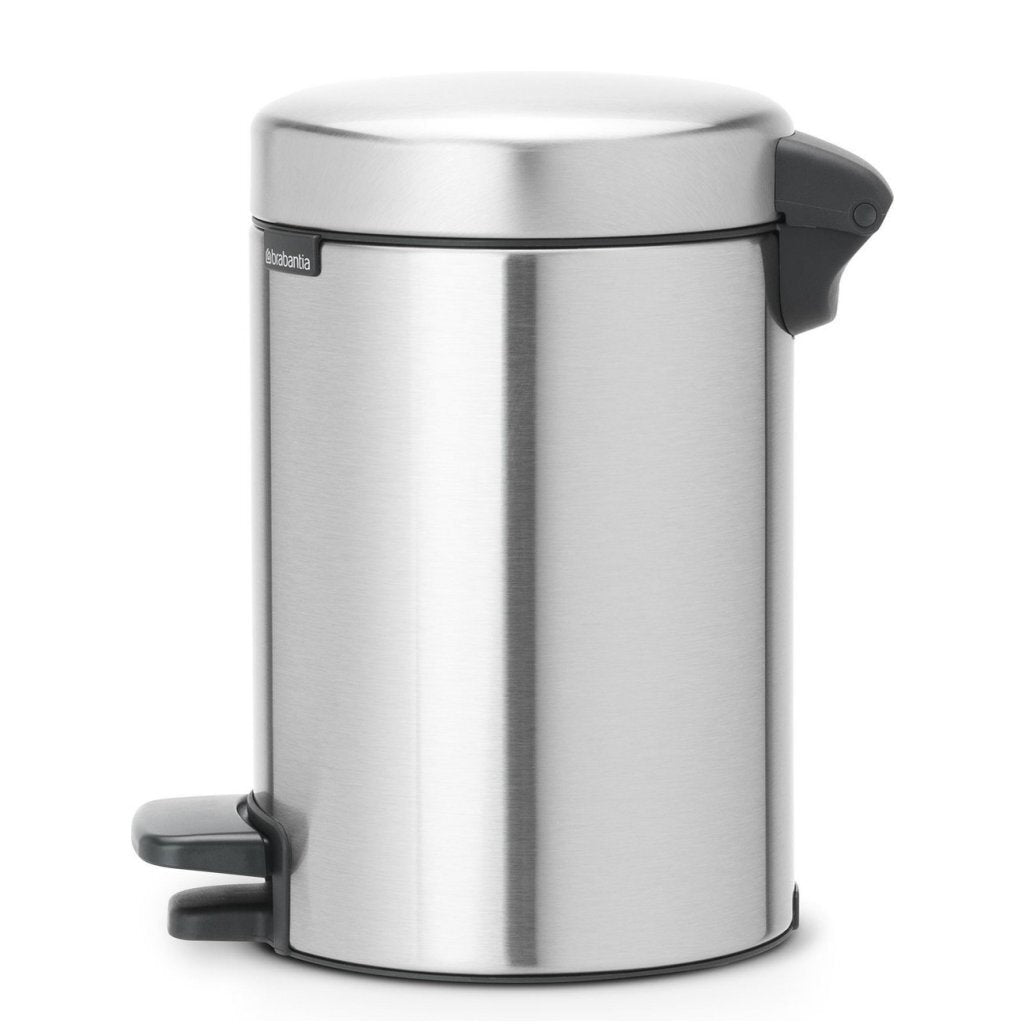 Brabantia Newicon Pedal Bin 3L Matte Steel