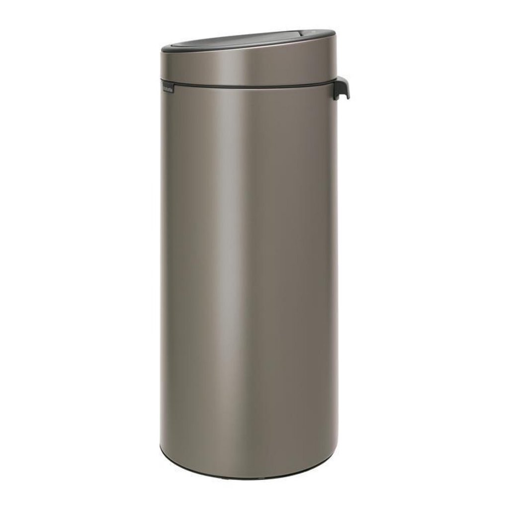 Brabantia Touch Bin New Waste Bucket 30l Platinum