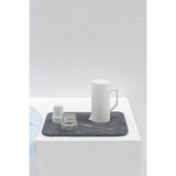 Brabantia Spülbecken-Ablaufmatte aus Mikrofaser, 47 x 40 cm, grau
