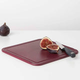 Brabantia brabantia tasty+ snijplank 25x0.8x25 cm aubergine rood