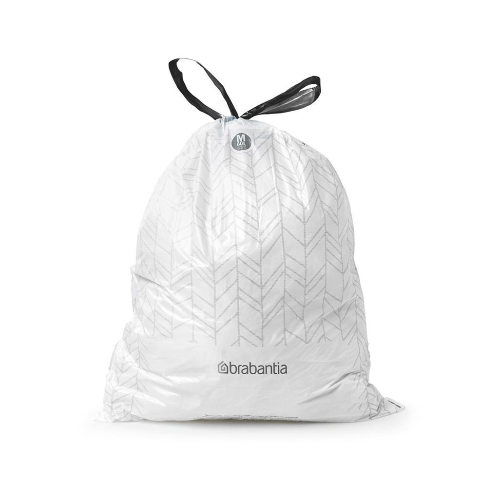 Brabantia brabantia perfect fit afvalzakken m 60l 10 stuks