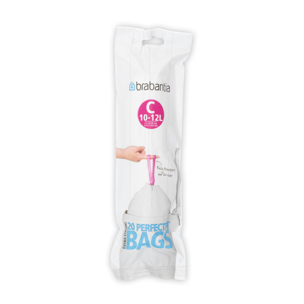 Brabantia Perfectfit Sacs de déchets C 10-12L 20 pièces