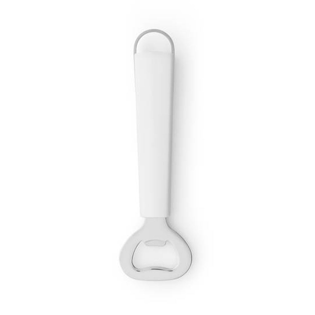 Brabantia Essential Line Flaschenöffner aus weißem Edelstahl