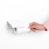 Brabantia Renew Toilettenpapierhalter mit Klappe – Weiß
