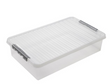 Sunware q-line Bettkasten 60 Liter transparent 80x50x18 cm ohne Rollen