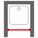 Telesnila Seal Seal Cušlova zavesa palica teleskopska 115 cm krom