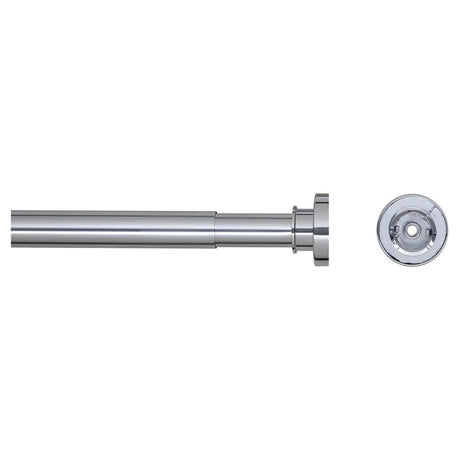Dichtungsfäbe-Duschvorhangstange Teleskop 125-220 cm Chromfarbe